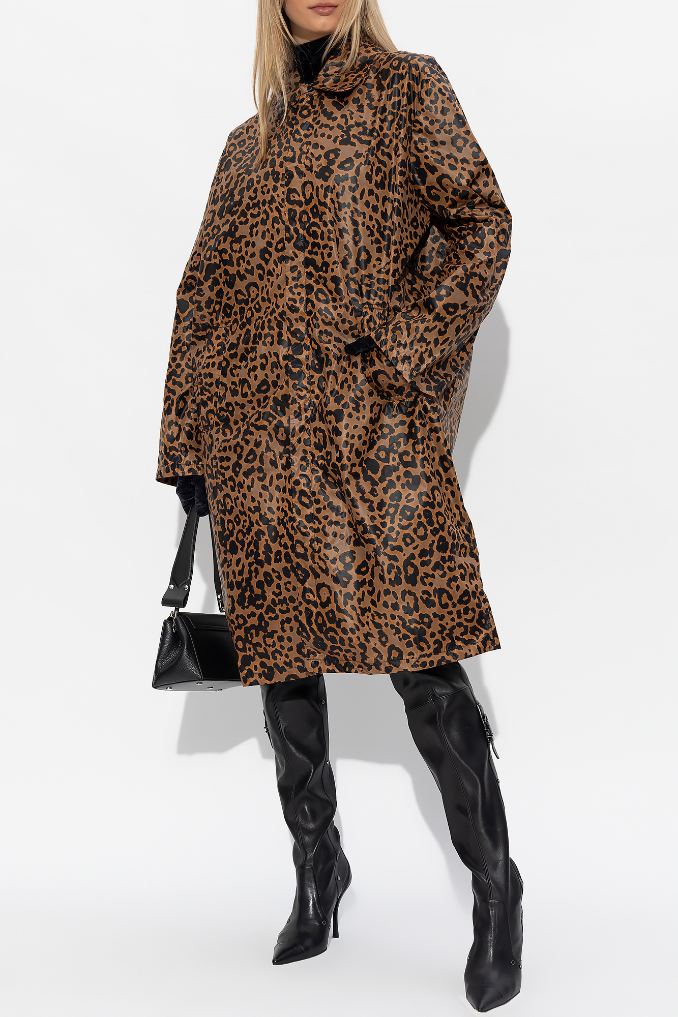 Brown Rain coat with animal motif VETEMENTS - Vitkac GB